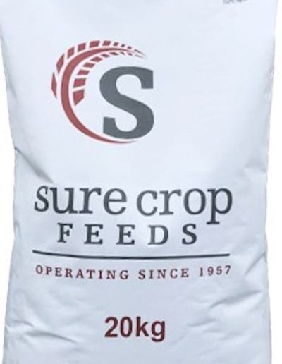 sure crop feeds bag of feed